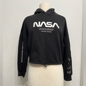 H&M Women Hoodie NASA Black Size S
